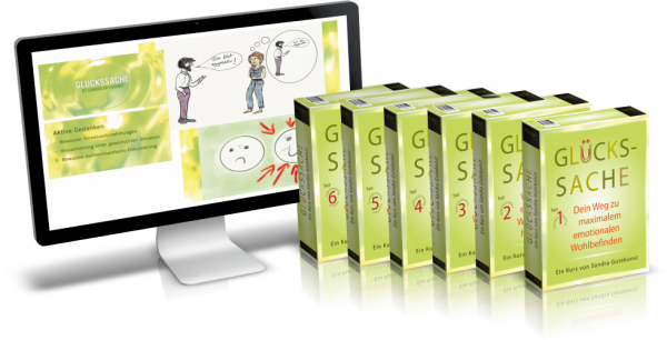 Videokurs Glückssache − In sechs Stufen auf Wolke Sieben